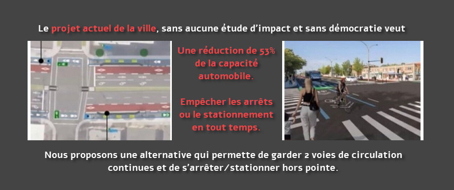 Bannière non au REV/SRV Henri-Bourassa